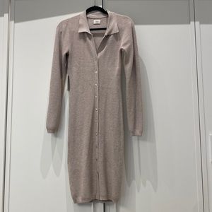Aritzia Knit Dress Size M - Light Grey